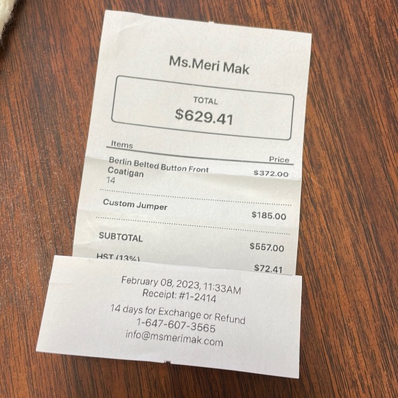 Ms. Meri Mak Coatigen - Picture 8 of 11